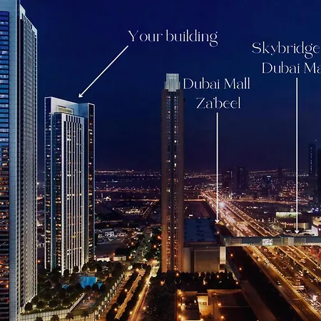 Sleeps 8 Burj Views Direct Dubai Mall Access Exterior foto